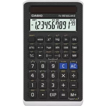 Casio fx-82SOLAR II mokslinis skaičiuotuvas - 10 skaitmenų ir 2 eksponentės - saulės baterija (FX-82SOLARII)