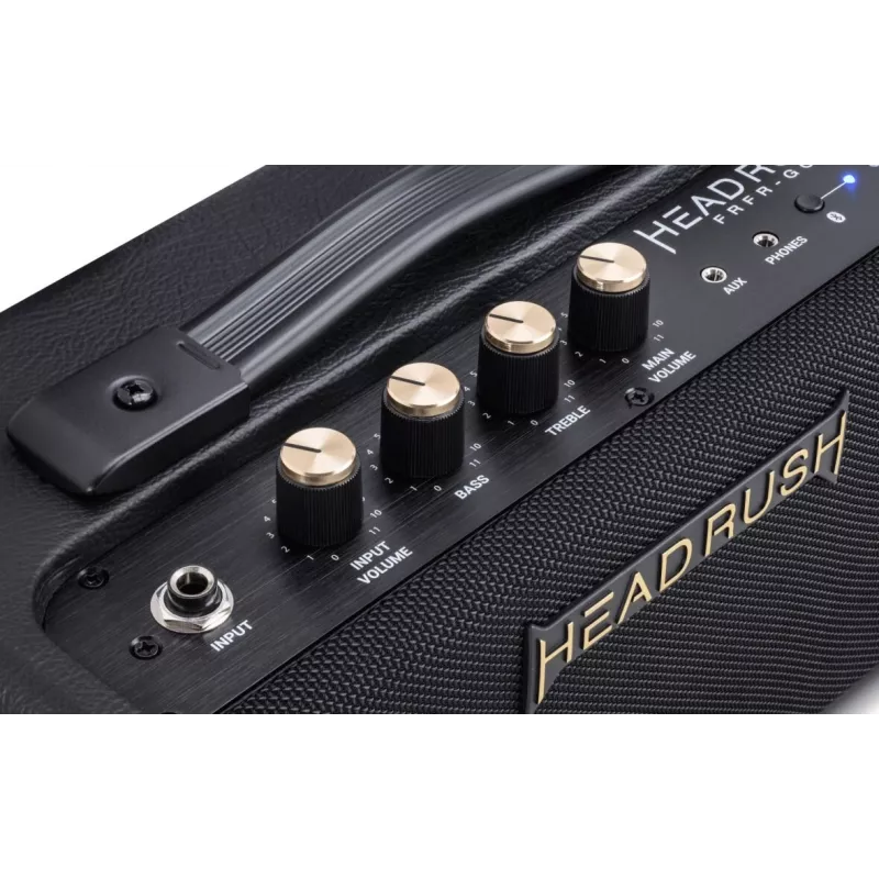 Nešiojamas FRFR gitaros stiprintuvas HEADRUSH FRFR-GO, 65W, pilno dažnių diapazono, baterija/maitinimas iš tinklo