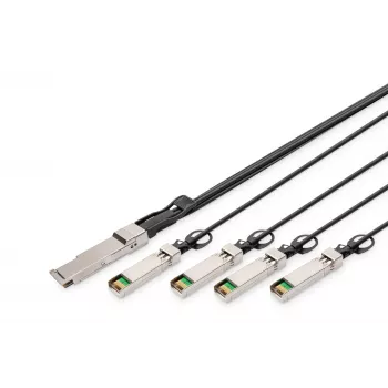 Tiesioginio prijungimo kabelis Digitus DN-81325 40G QSFP+ į 4xSFP+ 5m