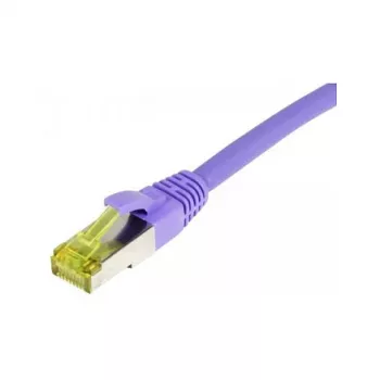 Pataisos laidas RJ45, CAT6A 500 MHz, 0,5 m, alyvinė, S-STP (S/FTP), TPE/LSZH (Ultraflex), AWG26, su Cat.7 žaliava, Synergy 21 (S217762)