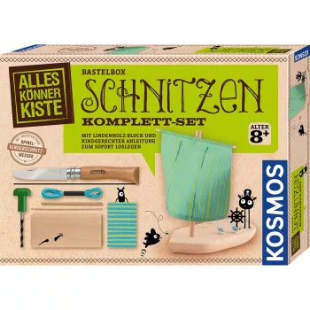Kosmos Schnitzen Komplett-Set, eksperimentų rinkinys, nuo 8 metų, įvairiaspalvis
