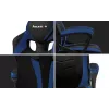 Huzaro FORCE 2.5 BLUE MESH žaidimų kėdė su tinkliniu sėdimu paviršiumi, juoda-mėlyna