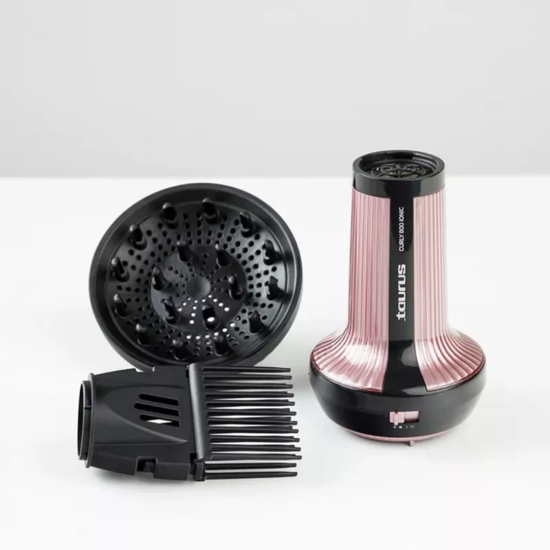 Plaukų džiovintuvas Taurus Fēns 900400000 — 2200 W, 3 greičiai, 3 temperatūros, difuzorius ir koncentratorius, juodas