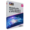 Bitdefender Total Security + Premium VPN | 5 kompiuteriams | 1 metai | Tik ES