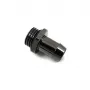 XSPC tiesi jungtis G1/4 colio AG prie 10 mm vidinio skersmens – chromuota juoda