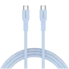 CANYON OnWire 60CL USB-C į USB-C 60W pintas 1m šviesiai mėlynas
