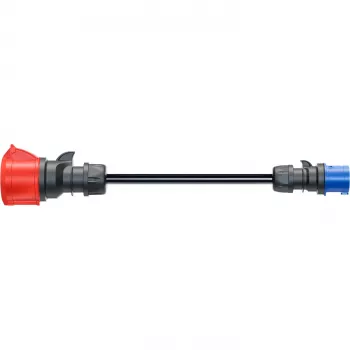 Adapteris go-e Gemini flex 22 kW į CEE Blue 16 A - juodas - tiesus - tiesus - IP55 - 22 kW - 16 A