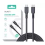 AUKEY CB-KCC101 Nailoninis laidas USB C – USB C 1 m