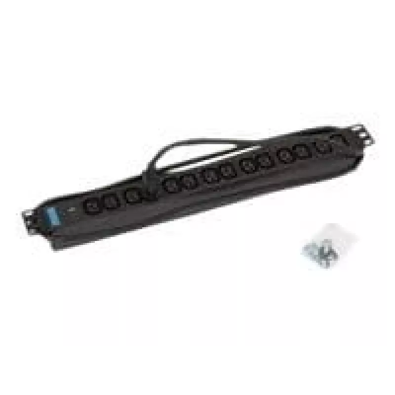 Maitinimo paskirstymo įrenginys Triton RAB-PD-X09-A1, 19 inch 1U, 14× IEC320, 10A, juodas RAL 9005