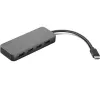 Lenovo GX90X21431 USB-C stotelė / prievadų išplėtimas USB 3.2 Gen 2 (3.1 Gen 2) Type-C juoda