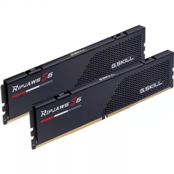 DIMM 32 GB DDR5-5600 (2x 16 GB) Dual-Kit, Arbeitsspeicher schwarz, F5-5600J4040C16GX2-RS5K, Ripjaws S5, INTEL XMP