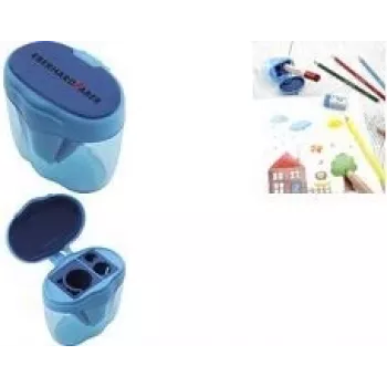 FABER-CASTELL trigubas dėžutinis galąstuvas Colori Blue (585149)