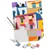 Tapybos rinkinys pagal numerius Ravensburger CreArt Canvas Edition: Colorful Houses, modelis 25527