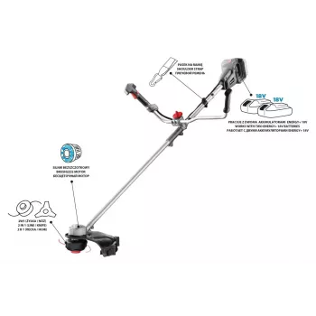 GRASS TRimmer belaidis GRAPHITE 58G035