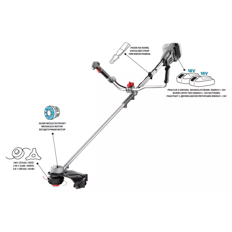 GRASS TRimmer belaidis GRAPHITE 58G035