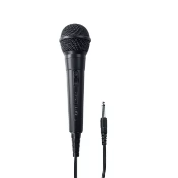 Muse MC-20B profesionalus mikrofonas su laidu, -73 dB, 30–15000 Hz, 3 m laidas, 6,3 mm jungtis, juodas