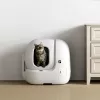 Atvira katėms skirta kraiko dėžė PETKIT Purobot Max Pro — balta, 657×538×603 mm, 12 V adapteris