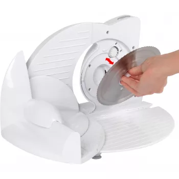 Elektrinė pjaustyklė CLATRONIC AS 2958 — 230 V, balta, 230×310×280 mm
