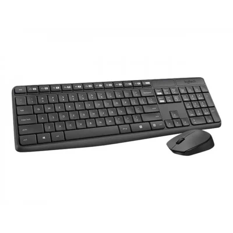 Belaidis klaviatūros ir pelės rinkinys Logitech MK235