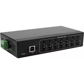 USB šakotuvas Exsys EX-11217HMVS – 7 prievadų metalinis šakotuvas su 15 kV ESD apsauga