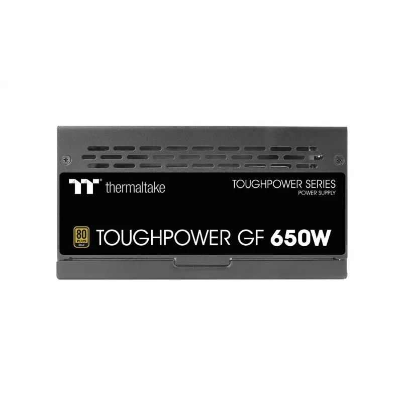 Maitinimo blokas THERMALTAKE Toughpower ATX 650W Gold, 80 PLUS Gold, 650 W, ATX, 90 mm ventiliatorius, 20+4 pin, 1x PCIe (6+2), 3x SATA, 2x Molex