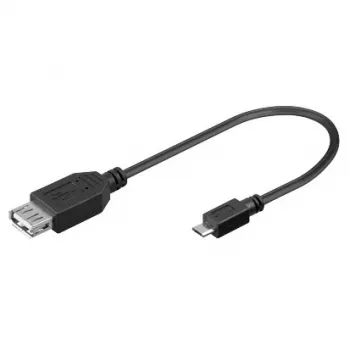 USB A lizdas į Micro USB kištuką laidas SBOX 0,1 m