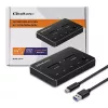 Qoltec 52274 M.2 SSD diskų dokavimo stotelė | NVMe | SATA | USB-C | DVIEJŲ 2 x 2TB