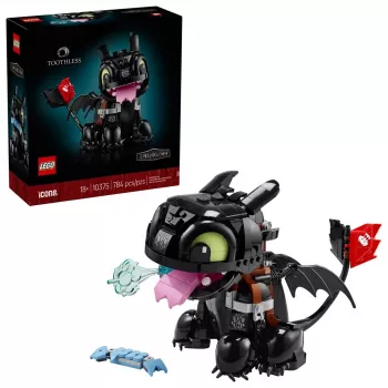 LEGO ICONS 10375 Kaip prisijaukinti slibiną: Bezdantis