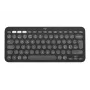 Logitech Pebble Keys 2 K380s belaidė klaviatūra, Bluetooth LE, QWERTY Nordic (danų/suomių/norvegų/švedų), toninė grafito spalva (920-011879)