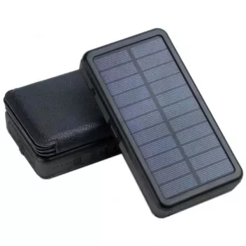 Nešiojama baterija PowerNeed ES20000B 20000 mAh – 2x USB 5V/2A, 9W, atspari vandeniui, juoda, 370 g