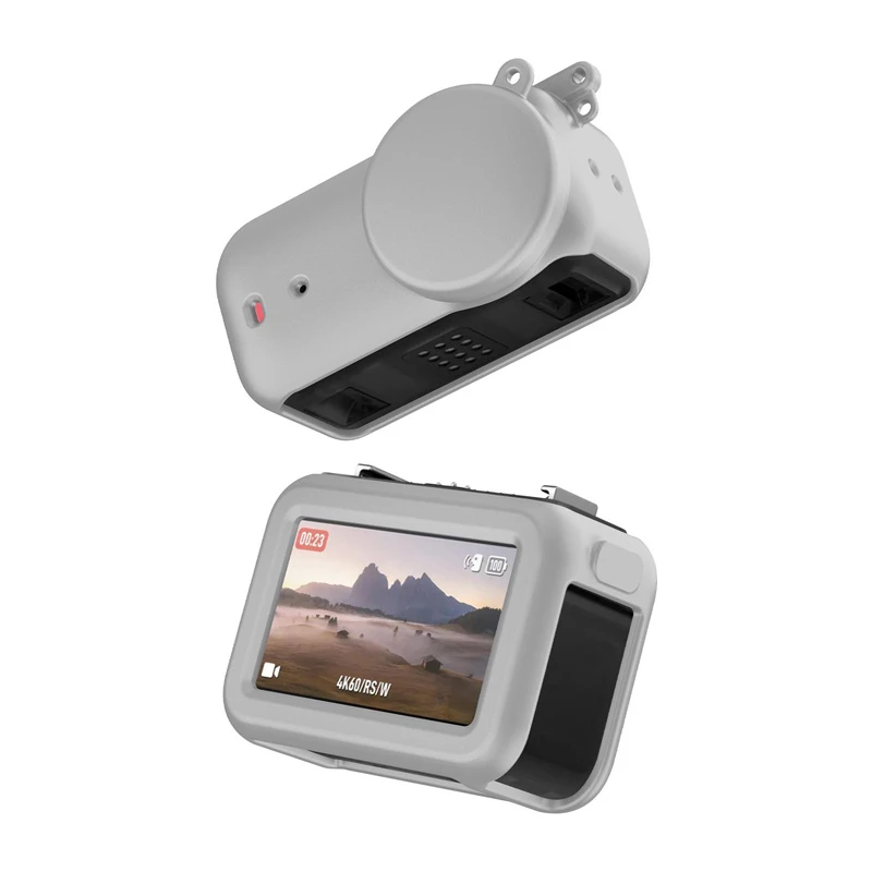 Silicininis apsauginis rinkinys Puluz, skirtas DJI Osmo Nano (Pilka)