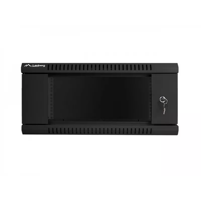 Sieninis tinklo stovas LANBERG WF01-6404-10B 4U 19 colių 600×450×285 mm IP20 juodas, 60 kg talpa