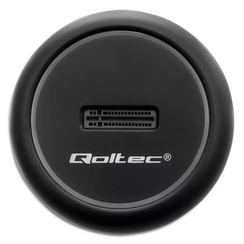 Qoltec 52275 M.2 SSD diskų dokavimo stotis, SATA/NVMe, USB-C