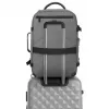Kuprinė Manhattan Rome Notebook Travel 17.3 colio, dvi rankovės, 40L, šviesiai pilka