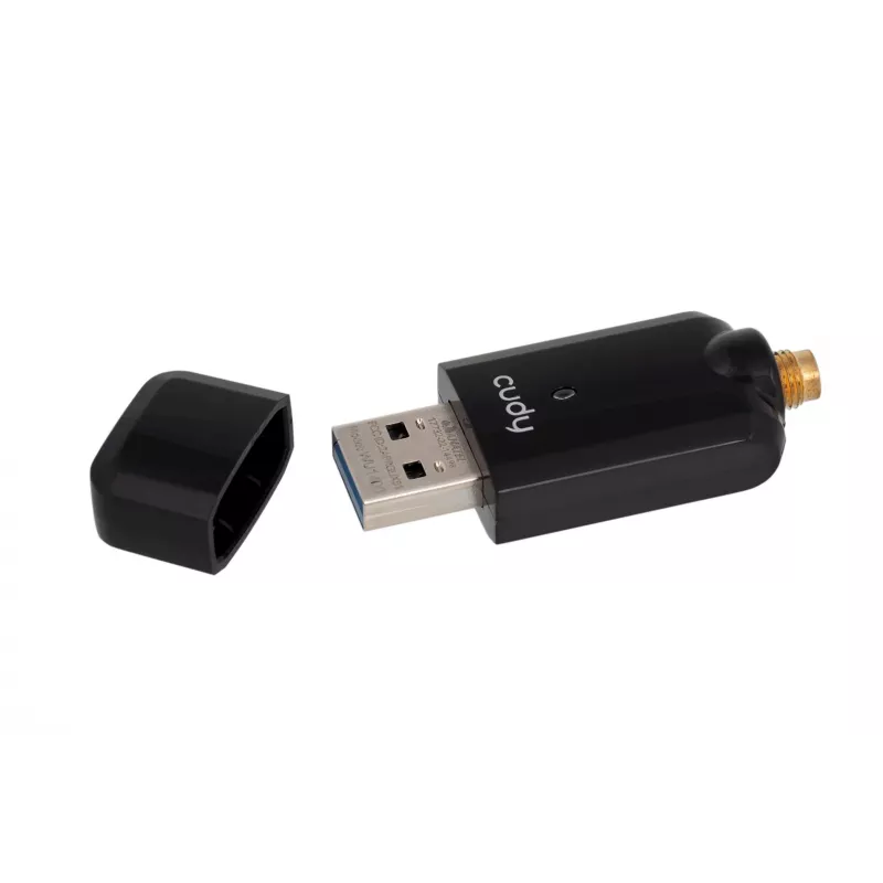Cudy WU1400 USB tinklo adapteris, WLAN 867 Mbit/s, dviejų juostų, Wi-Fi 5