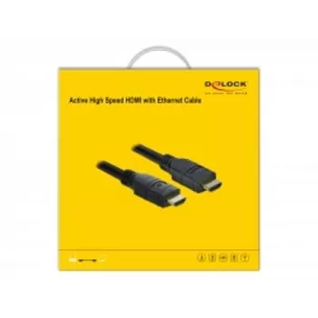 HDMI kabelis DeLOCK 85286 20 m Type A kištukas–kištukas juodas