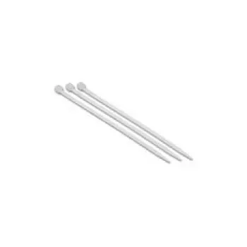 Synergy 21 ALLNET 19inchzbh. Kabelių raiščiai L160xW2.6mm 100 vnt. permatomi