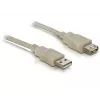 USB 2.0 ilginimo laidas DeLOCK 82240 3 m pilkas