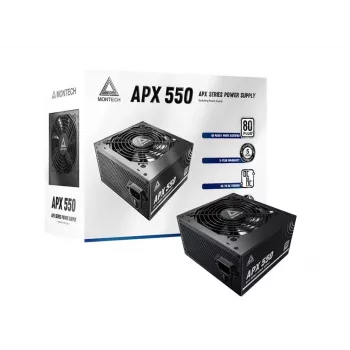 Montech APX550 maitinimo blokas 550 W 20+4 pin ATX juodas
