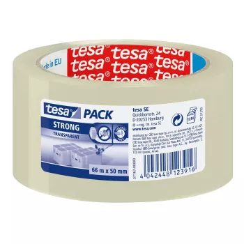 Lipni juosta TESA Clear Strong 66 m Polipropilenas