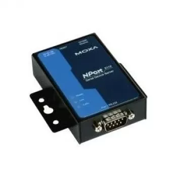 Moxa NPort 5110 Įrenginių serveris 1 jungtis Ethernet, Fast Ethernet, RS-232 išorinis (Nport-5110)