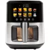 Karšto oro gruzdintuvė ProfiCook PC-FR 1286 H — 6,5 L, 1700 W, nerūdijančio plieno priekis, juoda