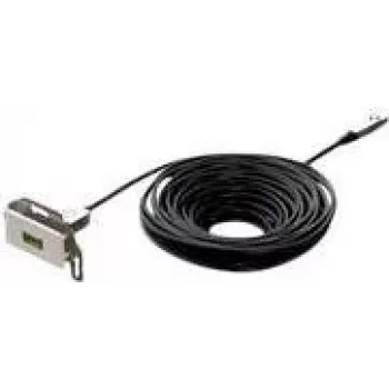 HDMI kabelis Kindermann Konnect design click 20 m – Hibridinis varinis-anglies aktyvus optinis, 4K 60Hz