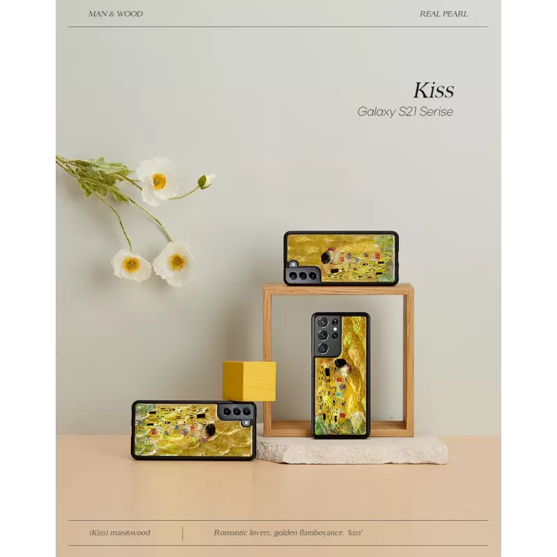 Apsauginis dėklas iKins, skirtas Samsung Galaxy S21+ — juodas
