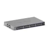 Valdomas Gigabit Ethernet jungiklis Netgear GS752TX, 48x RJ-45 10/100/1000, 10G palaikymas, 1U stovas, pilka