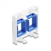 Snap-in rėmelis keystone moduliams DELOCK 81557 – plastikinis, 45×45×17,5 mm, mėlynai baltas
