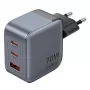 Vention GaN Charger FEXH0-EU 70W – 2x USB-C + 1x USB-A, PD 70W, 100–240V