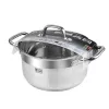 Resto Kitchenware Libra 4,6 L Apvalus nerūdijančio plieno indas