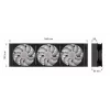 Vandens aušintuvas ENDORFY Navis F360 ARGB Black — 360 mm radiatorius, 3x 120×25 mm ventiliatoriai, 250–1800 RPM, siurblys 1600–2600 RPM, LGA 1700/AM5/AM4