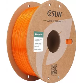 PETG 1,75 mm peršviečiama oranžinė 1 kg ESUN 3D gijos (PETG-Basic175T-O1P1)